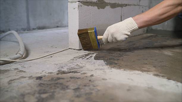 Crawl space vapor barrier installation in Galena, OH